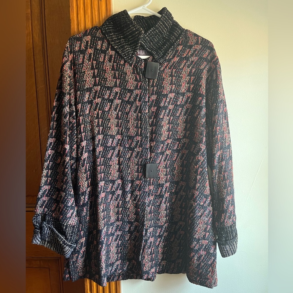 One-of-a-Kind Joyce Wilkerson Textile Coat